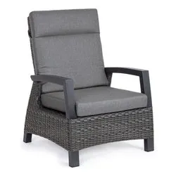 Poltrona alluminio, sintetico BRITTON Antracite 0663450 - immagine 1