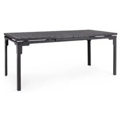 Tavolo da esterno polietilene SARITA Allungabile Antracite (180-240x89,5x73,5cm) 0650056 - immagine 1