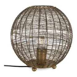 Lampada tavolo INAY Dorato (1 luce - 25 W - E27) (26x26cm) 0826822 - immagine 1