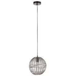 Sospensione INAY Nero (1 luce - 25 W - E27) (25x100cm) 0826820 - immagine 1