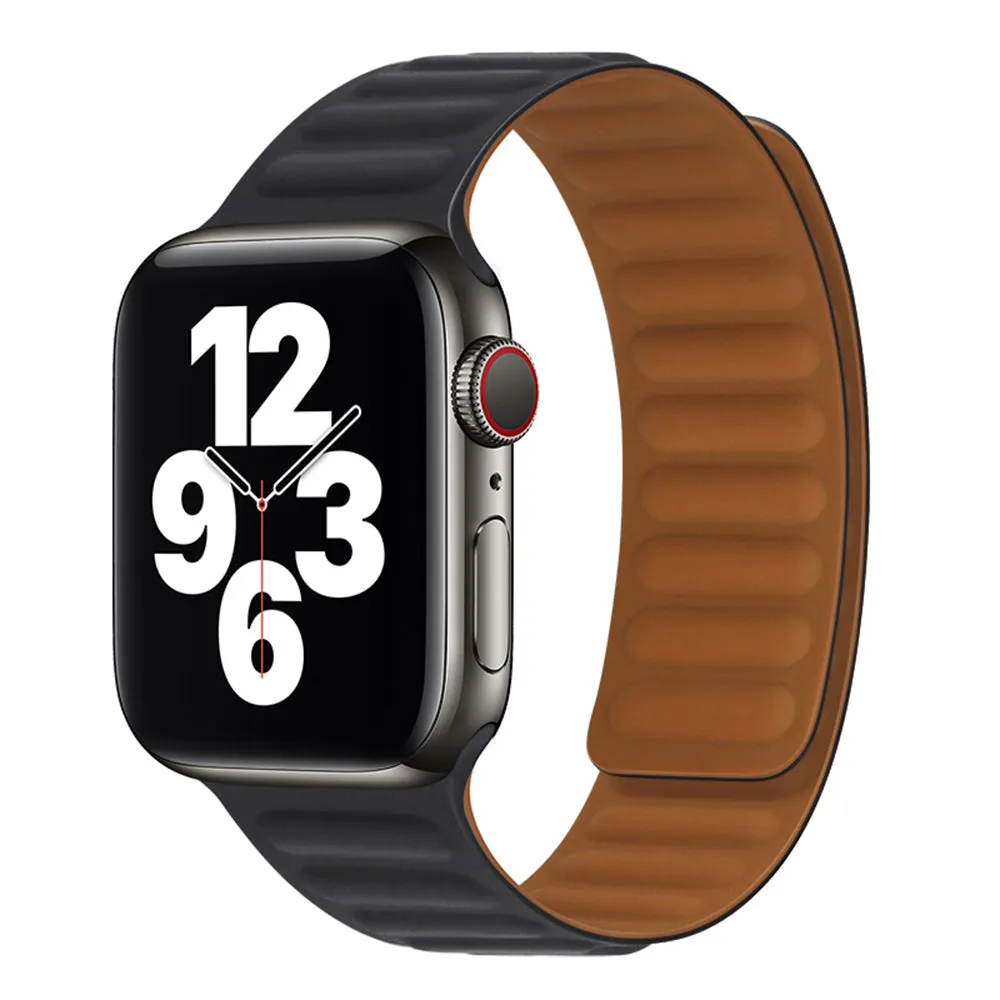 Cinturino Techsuit W035 per Apple Watch 42mm / 41mm / 40mm / 38mm Series, Nero - immagine 1