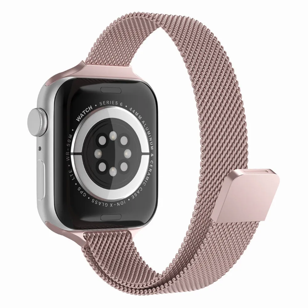 Cinturino Techsuit W034 per Apple Watch 42mm / 41mm / 40mm / 38mm Series, Rosa - immagine 1