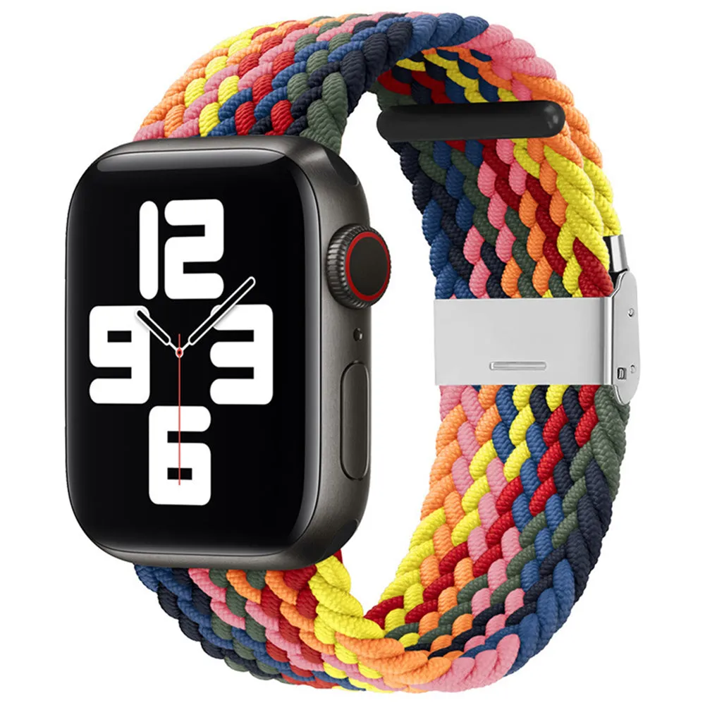 Cinturino Techsuit W032 per Apple Watch 42mm / 41mm / 40mm / 38mm Series, Rosa Multicolore - immagine 1