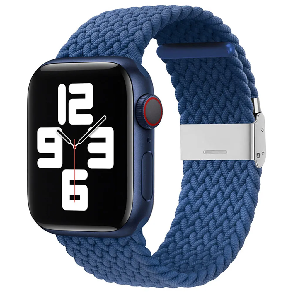 Cinturino Techsuit W032 per Apple Watch 42mm / 41mm / 40mm / 38mm Series, Blu Navy - immagine 1
