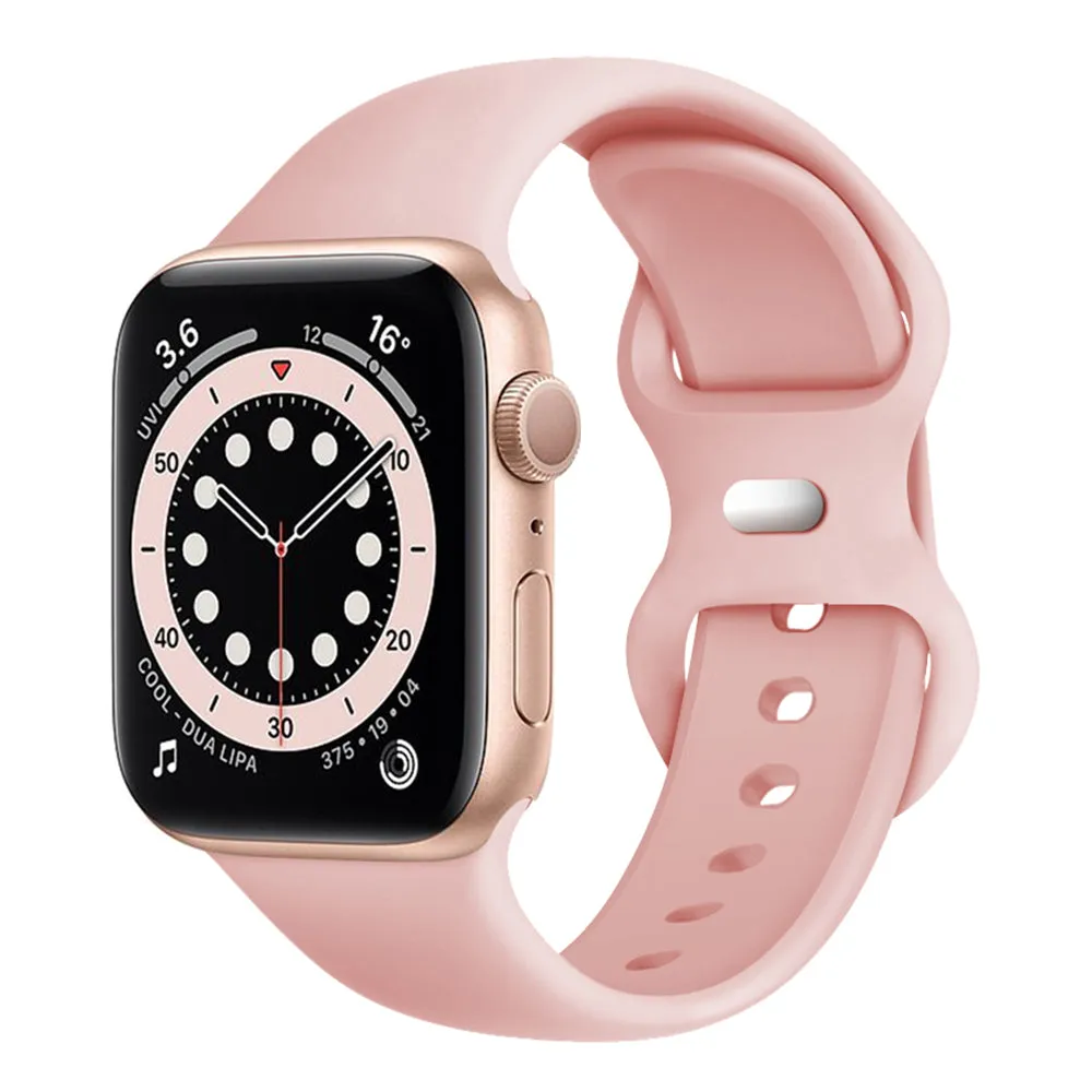 Cinturino Techsuit W031 per Apple Watch 49mm / 46mm / 45mm / 44mm / 42mm Series, Rosa Chiaro - immagine 1