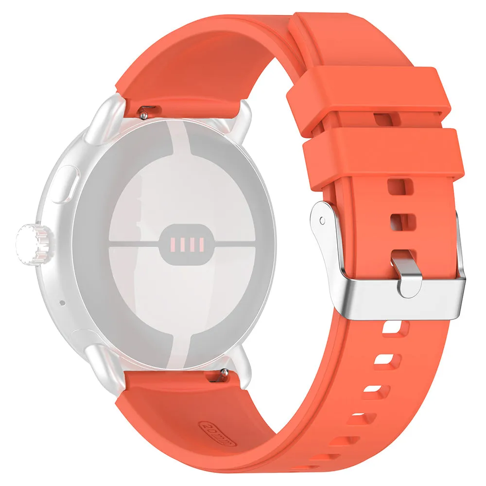 Cinturino Techsuit W026 per Huawei Watch / Xiaomi Watch Series, 22mm, Arancione - immagine 1