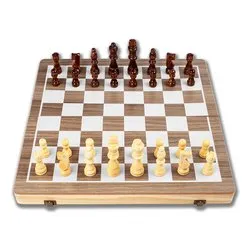 Gioco Scacchiera Dama 2 in 1 magnetica pieghevole salvaspazio SPORT ONE 706205036 - immagine 1