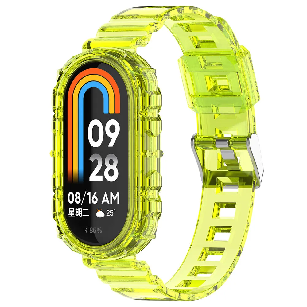 Cinturino Techsuit W017 per Xiaomi Smart Band 8, Giallo - immagine 1