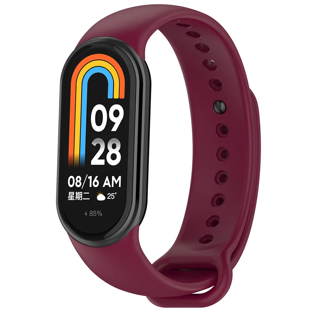Cinturino Techsuit W014 per Xiaomi Smart Band 10 / 9 / 8, Vinaccia - immagine 1