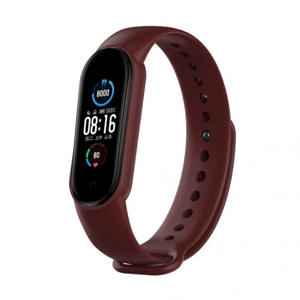 Cinturino Techsuit W013 per Xiaomi Band / Amazfit Band Series, Rosso - immagine 1
