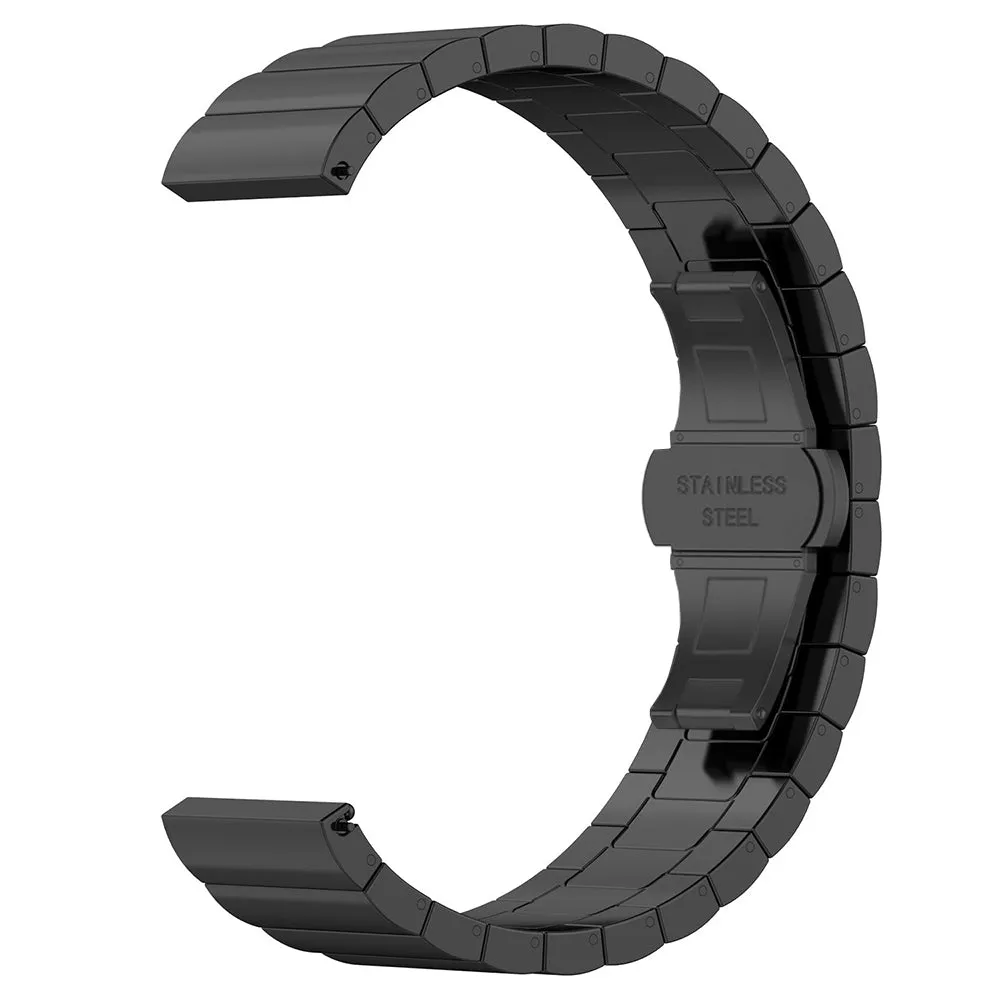 Cinturino Techsuit W012 per Huawei Watch / Xiaomi Watch Series, 22mm, Nero - immagine 1