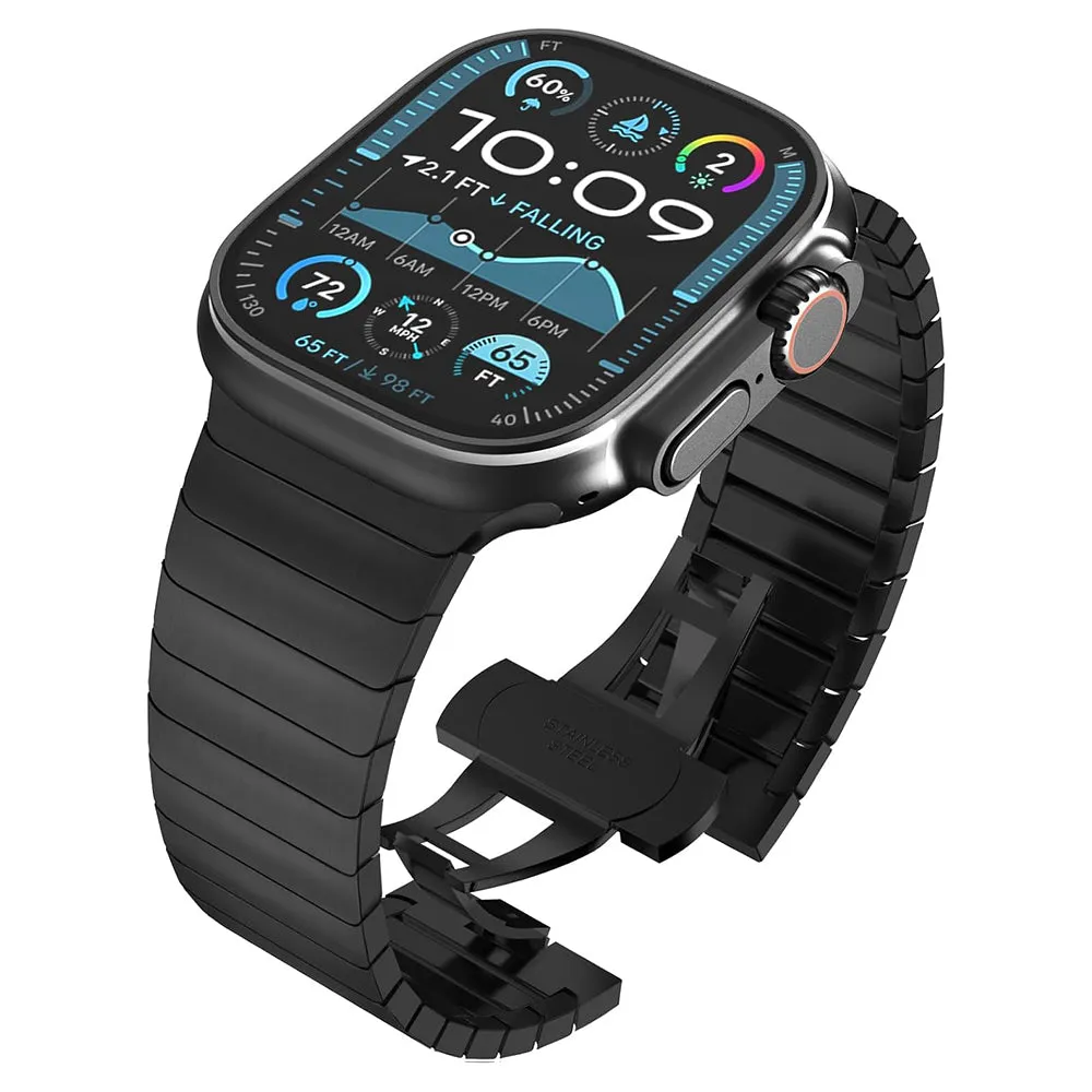 Cinturino Techsuit W012 per Apple Watch 42mm / 41mm / 40mm / 38mm Series, Nero - immagine 1