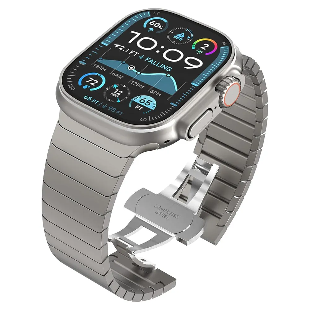 Cinturino Techsuit W012 per Apple Watch 42mm / 41mm / 40mm / 38mm Series, Argento - immagine 1