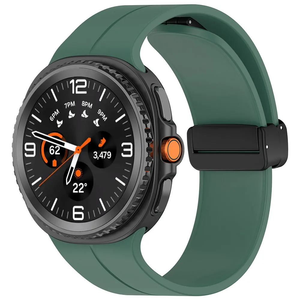 Cinturino Techsuit W011 per Samsung Galaxy Watch9 / Watch8 / Watch8 Classic Series, Verde Scuro - immagine 1