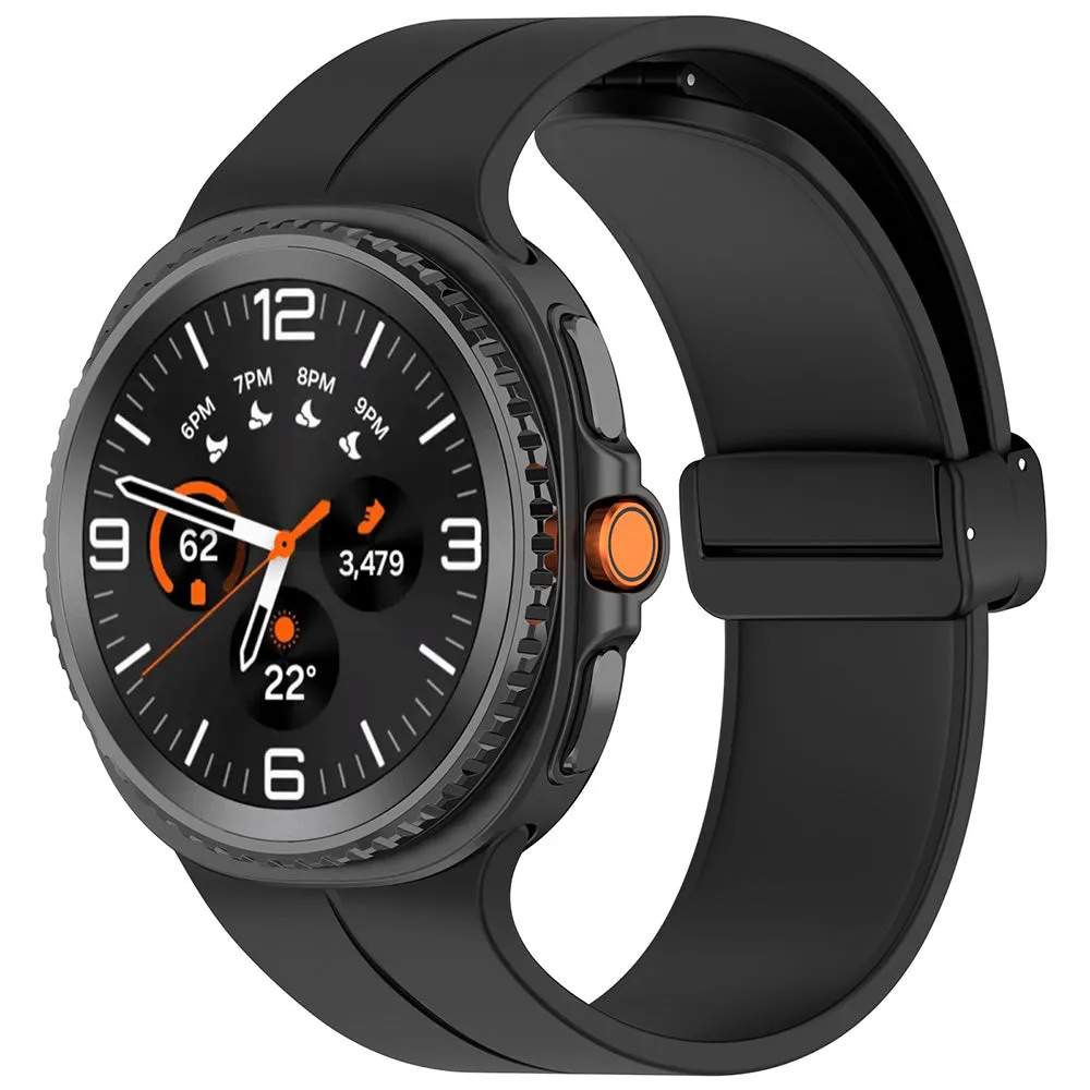Cinturino Techsuit W011 per Samsung Galaxy Watch9 / Watch8 / Watch8 Classic Series, Nero - immagine 1