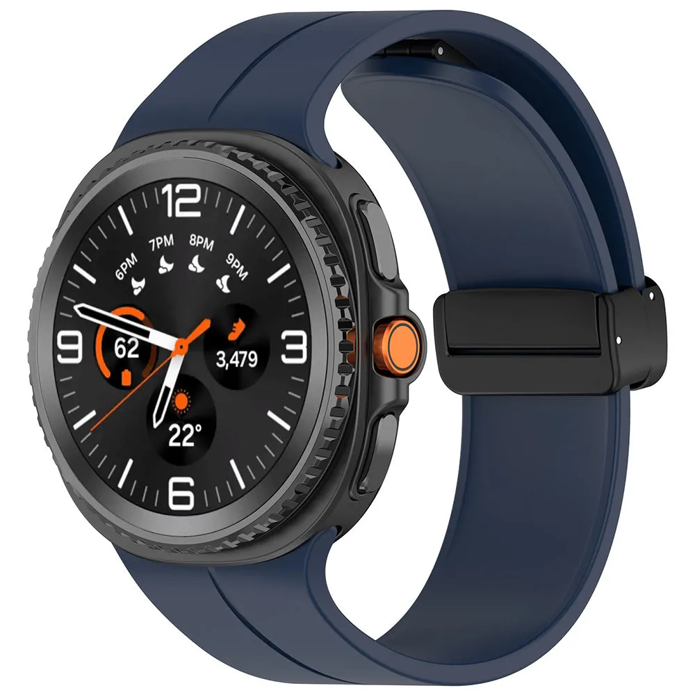 Cinturino Techsuit W011 per Samsung Galaxy Watch9 / Watch8 / Watch8 Classic Series, Blu Navy - immagine 1