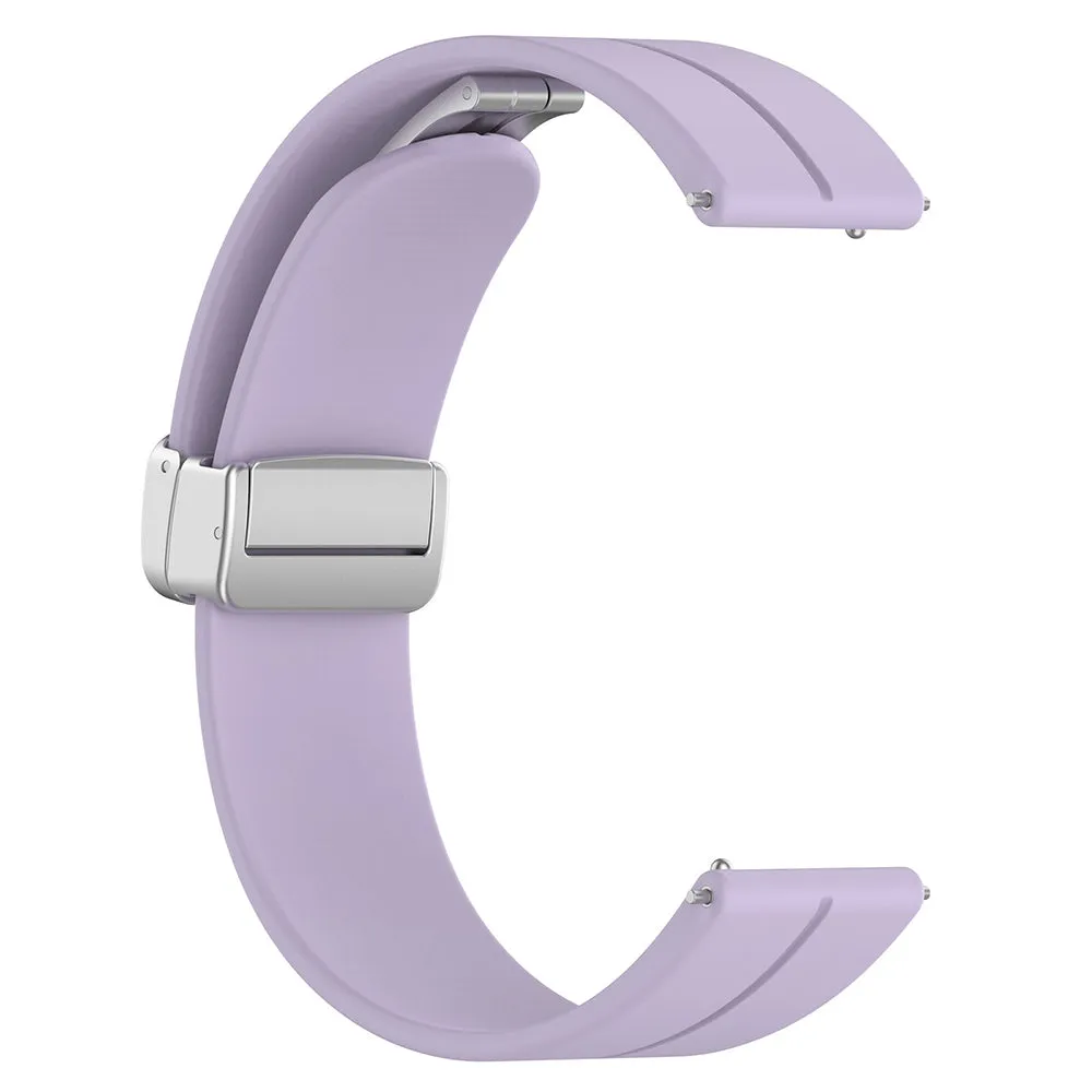 Cinturino Techsuit W011 per Samsung Galaxy Watch / Huawei Watch Series, 20mm, Viola - immagine 1