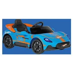 Auto elettrica R/C 12V 3,1Ah Lithium (105x66cm) HOT WHEELS Azzurro e Arancio IGOR0123 - immagine 1