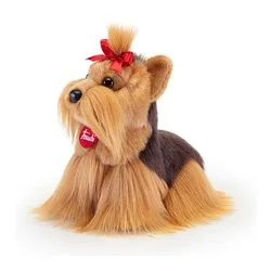 Peluche Cane Yorkshire Willy S (24x21x16cm) CLASSIC Marrone 22338 - immagine 1