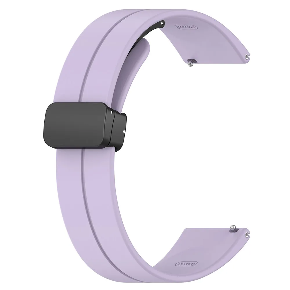 Cinturino Techsuit W011 per Huawei Watch / Garmin Watch Series, 18mm, Viola - immagine 1