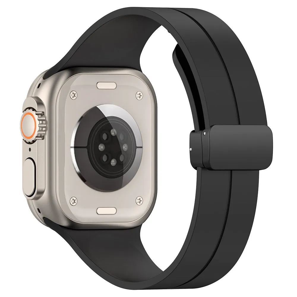 Cinturino Techsuit W011 per Apple Watch 49mm / 46mm / 45mm / 44mm / 42mm Series, Nero - immagine 1