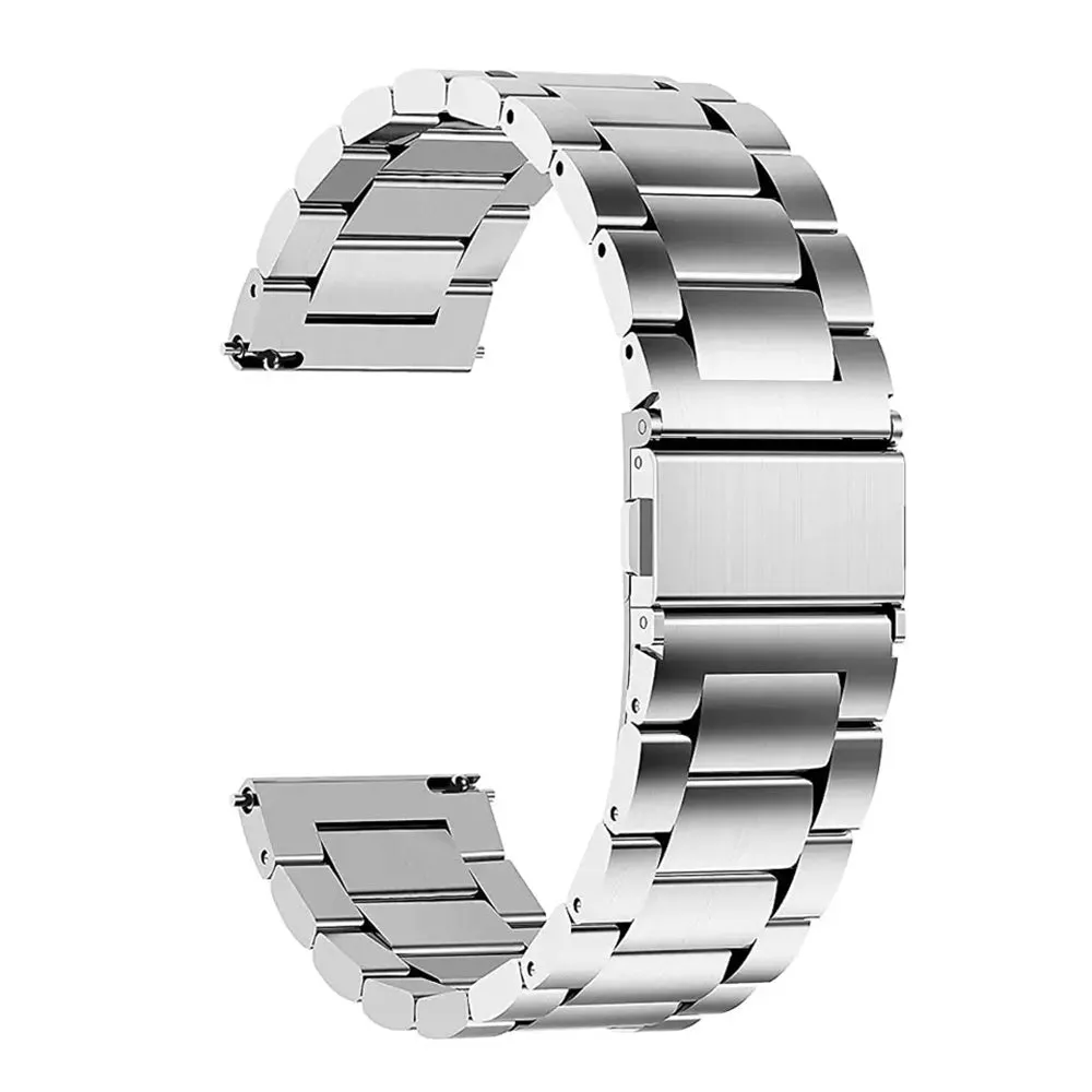 Cinturino Techsuit W010 per Huawei Watch / Garmin Watch Series, 18mm, Argento - immagine 1