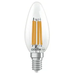 Lampadina led candela (E14 - 470 lumen - 4 W - Bianco neutro) LED RETROFIT CLASSIC B - immagine 1