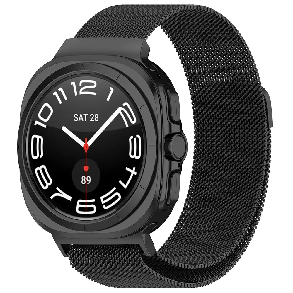 Cinturino Techsuit W009 per Samsung Galaxy Watch Ultra Series, Nero - immagine 1
