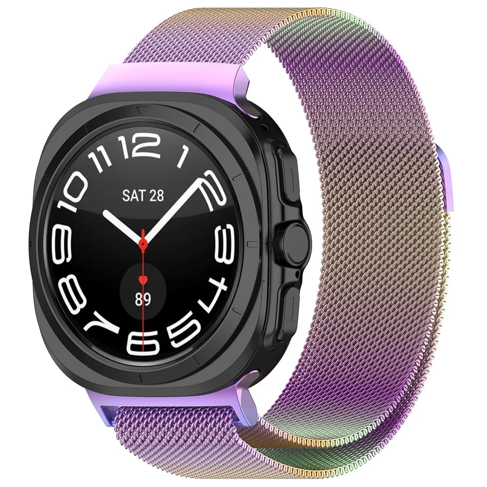 Cinturino Techsuit W009 per Samsung Galaxy Watch Ultra Series, Viola - immagine 1