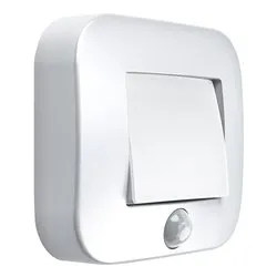 Applique da esterno NIGHTLUX HALL White (1 luce - 14 Lumen - 0,25 W - Bianco neutro) (IP54) (8,4x2,2x7,3cm) - immagine 1