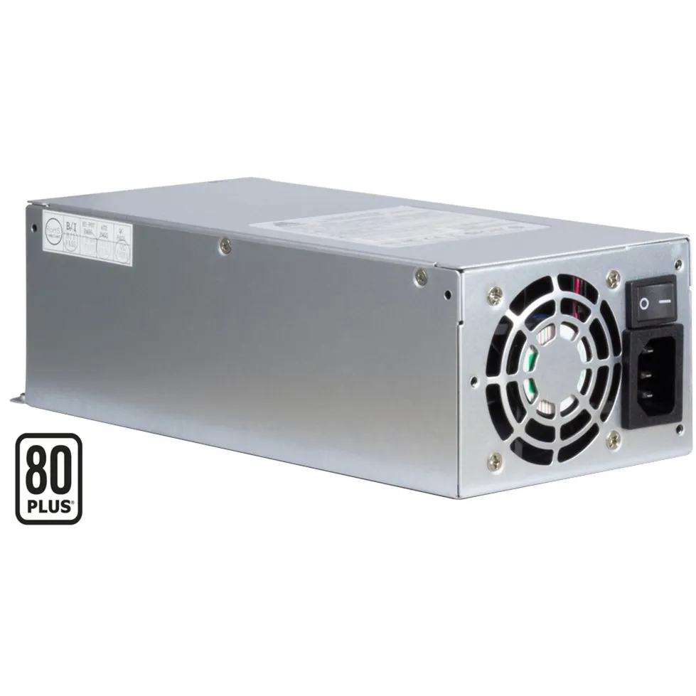 ASPOWER U2A-B20600-S alimentatore per computer 600 W 20+4 pin ATX Acciaio inossidabile, Alimentatore PC - immagine 1