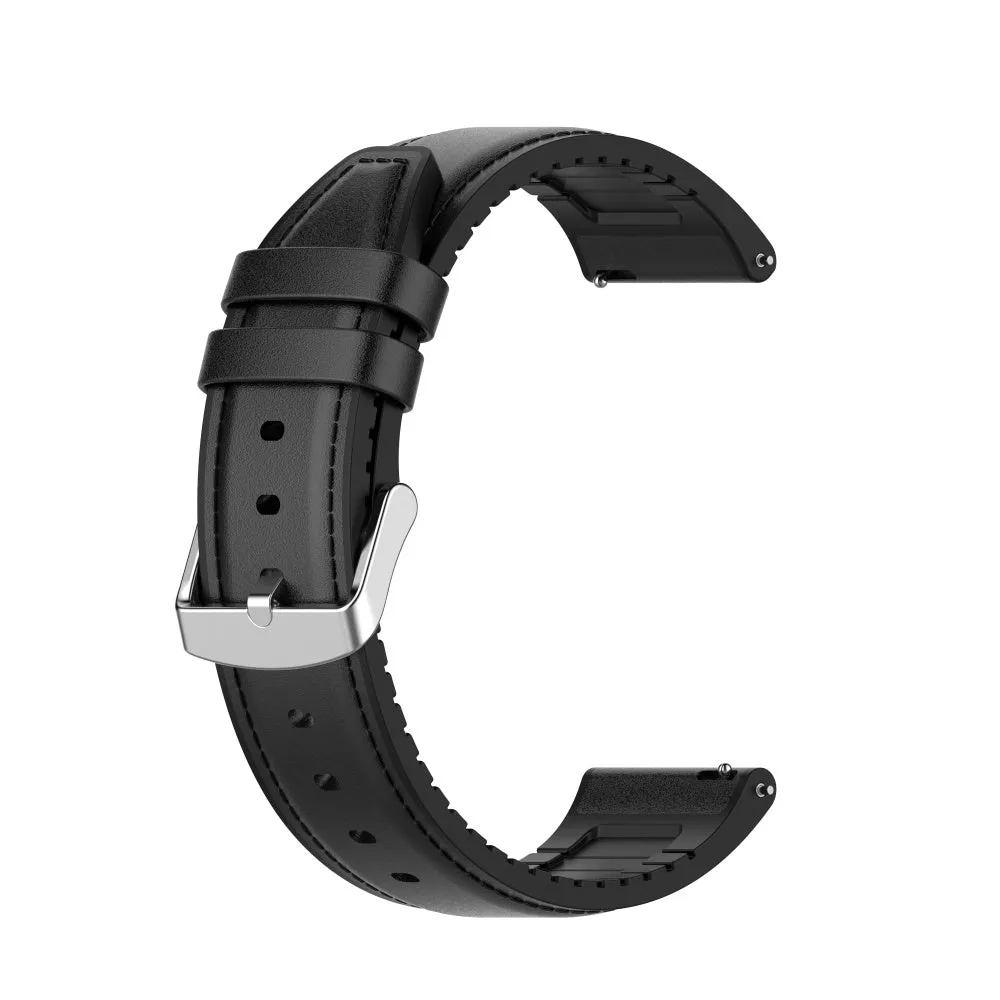 Cinturino Techsuit W007 per Samsung Galaxy Watch / Huawei Watch Series, 20mm, Nero. - immagine 1