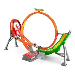Playset Pista motorizzata Action Power Shift con 5 auto 1:64 ( Batteria ) HOT WHEELS FCF18 - immagine 1