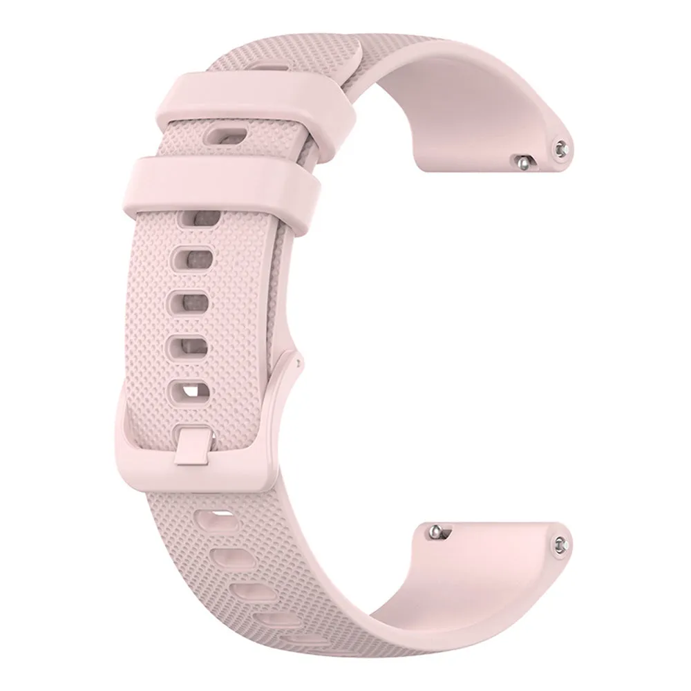 Cinturino Techsuit W006 per Huawei Watch / Garmin Watch Series, 18mm, Rosa - immagine 1