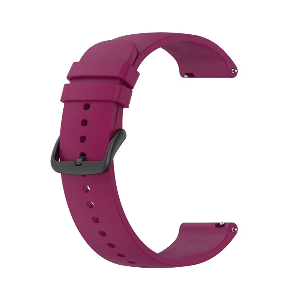 Cinturino Techsuit W001 per Samsung Galaxy Watch / Huawei Watch Series, 20mm, Rosso - immagine 1