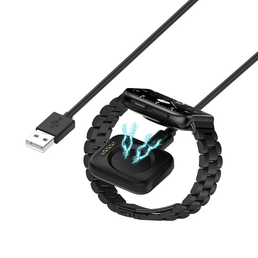 Cavo di Ricarica Techsuit TXC8 per Oppo Watch / OnePlus Watch Series, USB-A, Nero - immagine 1