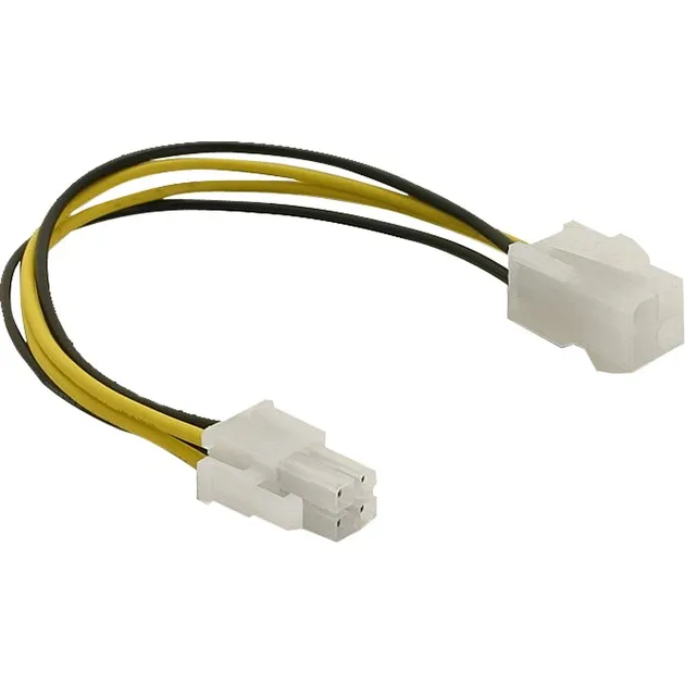 Power cable P4 male/female 0,15 m, Cavo di prolunga - immagine 1
