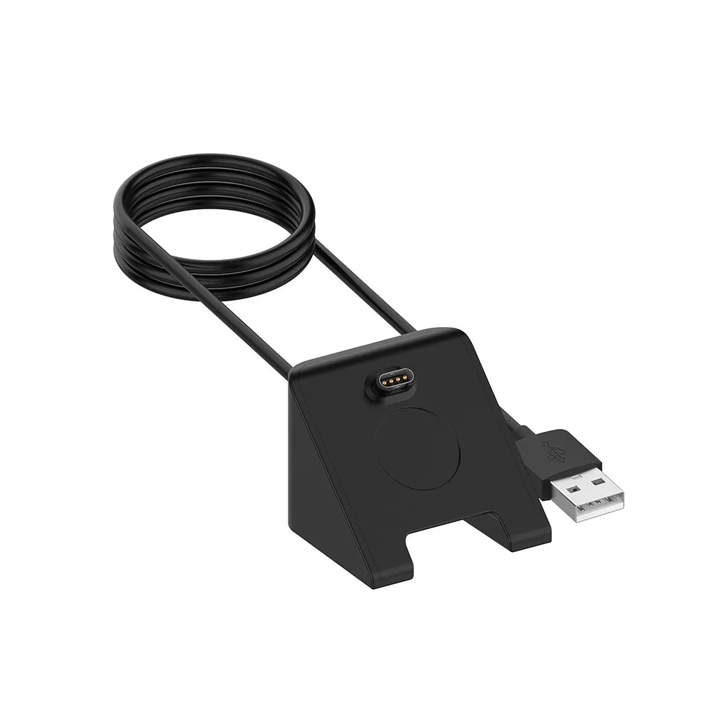 Cavo di Ricarica Techsuit TGC3 per Garmin Fenix 5 Plus / 7X / 6X / 6 / 5, USB-A, Nero - immagine 1
