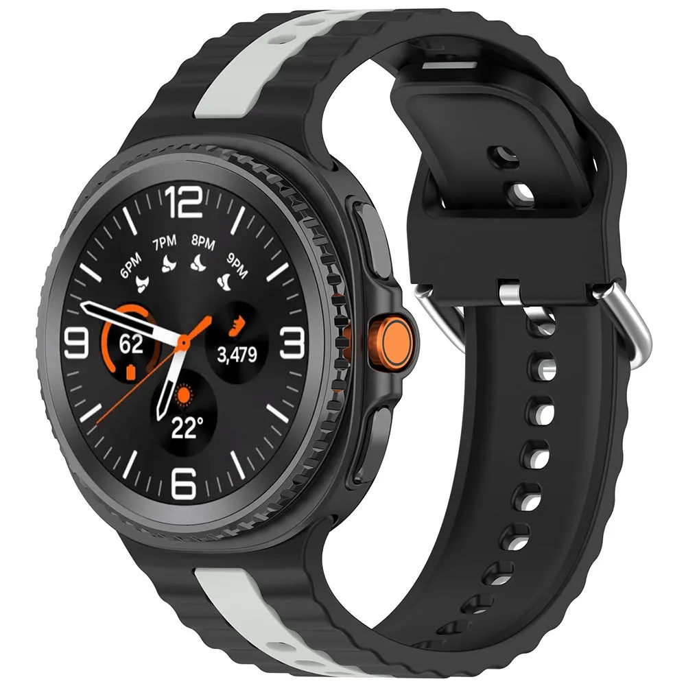Cinturino Techsuit W078 per Samsung Galaxy Watch9 / Watch8 / Watch8 Classic Series, Nero - immagine 1