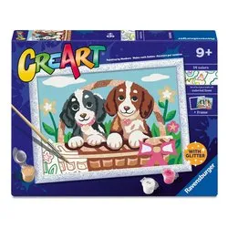 Set per dipingere Pic Nic con i cuccioli CREART 12023060 - immagine 1