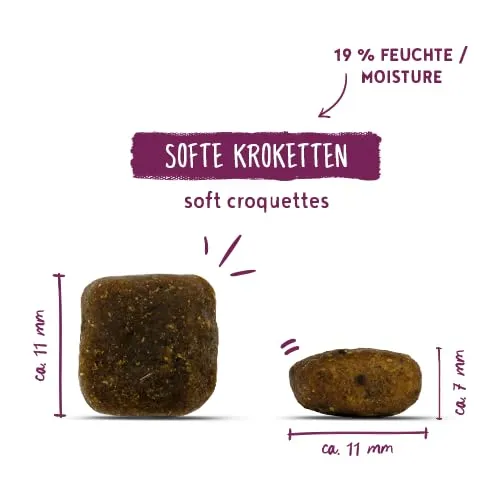 bosch HPC SOFT Mini Faraona e patata dolce | Cibo semi-umido per cani adulti di piccola taglia | Proteina singola | Senza cereali | 1 x 1000 g - immagine 2