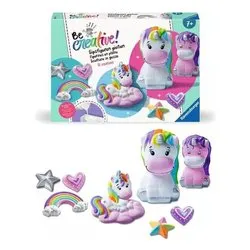 Set creazioni unicorni gesso BE CREATIVE 25531 - immagine 1
