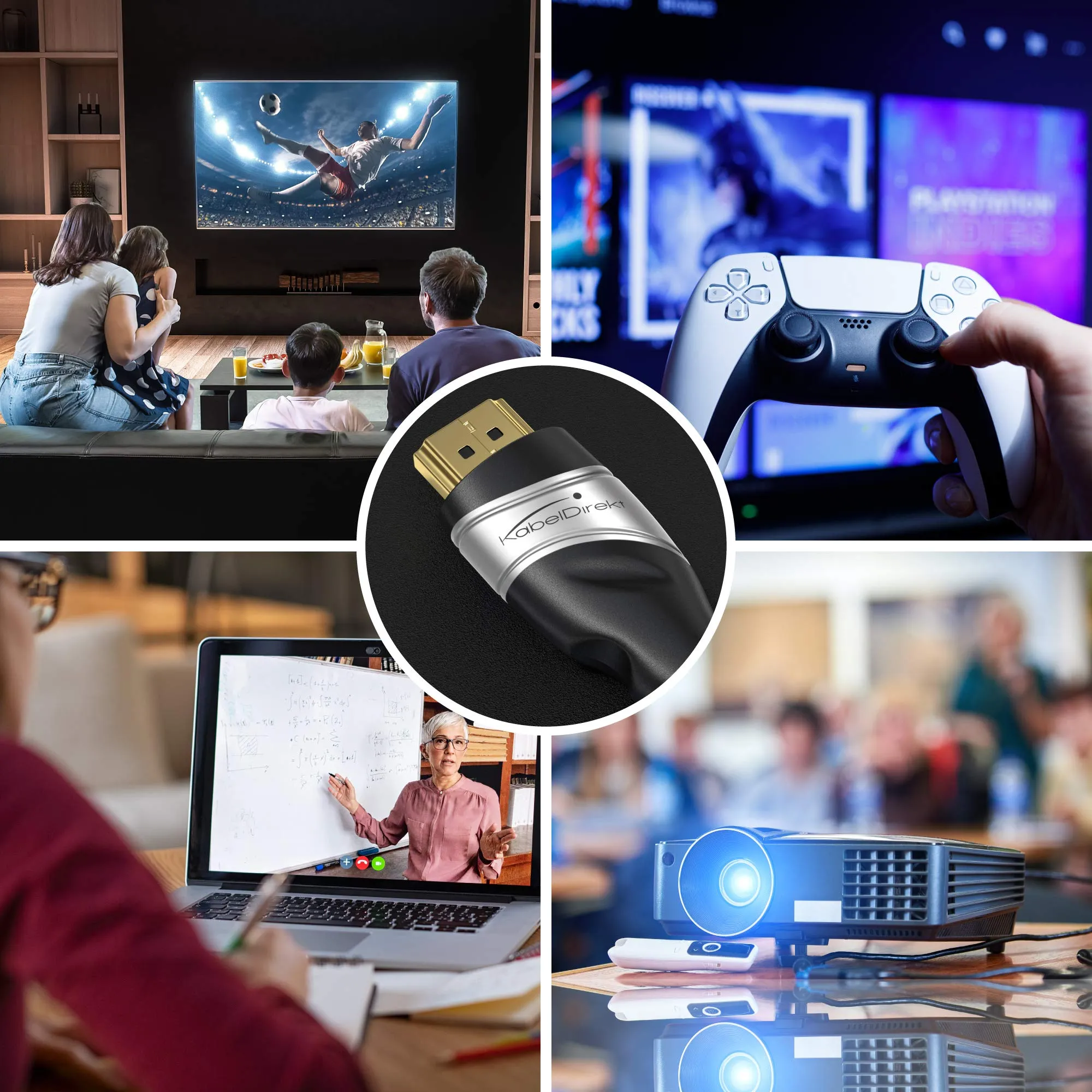 KabelDirekt – Cavo HDMI 2.1 10K & 8K – 3m, certificato - immagine 2