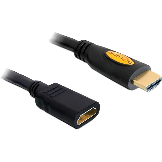1m HDMI cavo HDMI HDMI tipo A (Standard) Nero, Cavo di prolunga - immagine 1