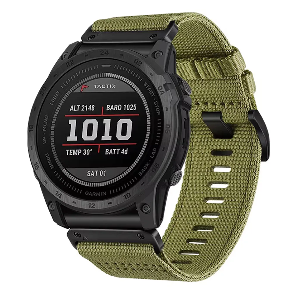 Cinturino Techsuit W070 per Garmin Watch Fenix Series, 26mm, Verde - immagine 1