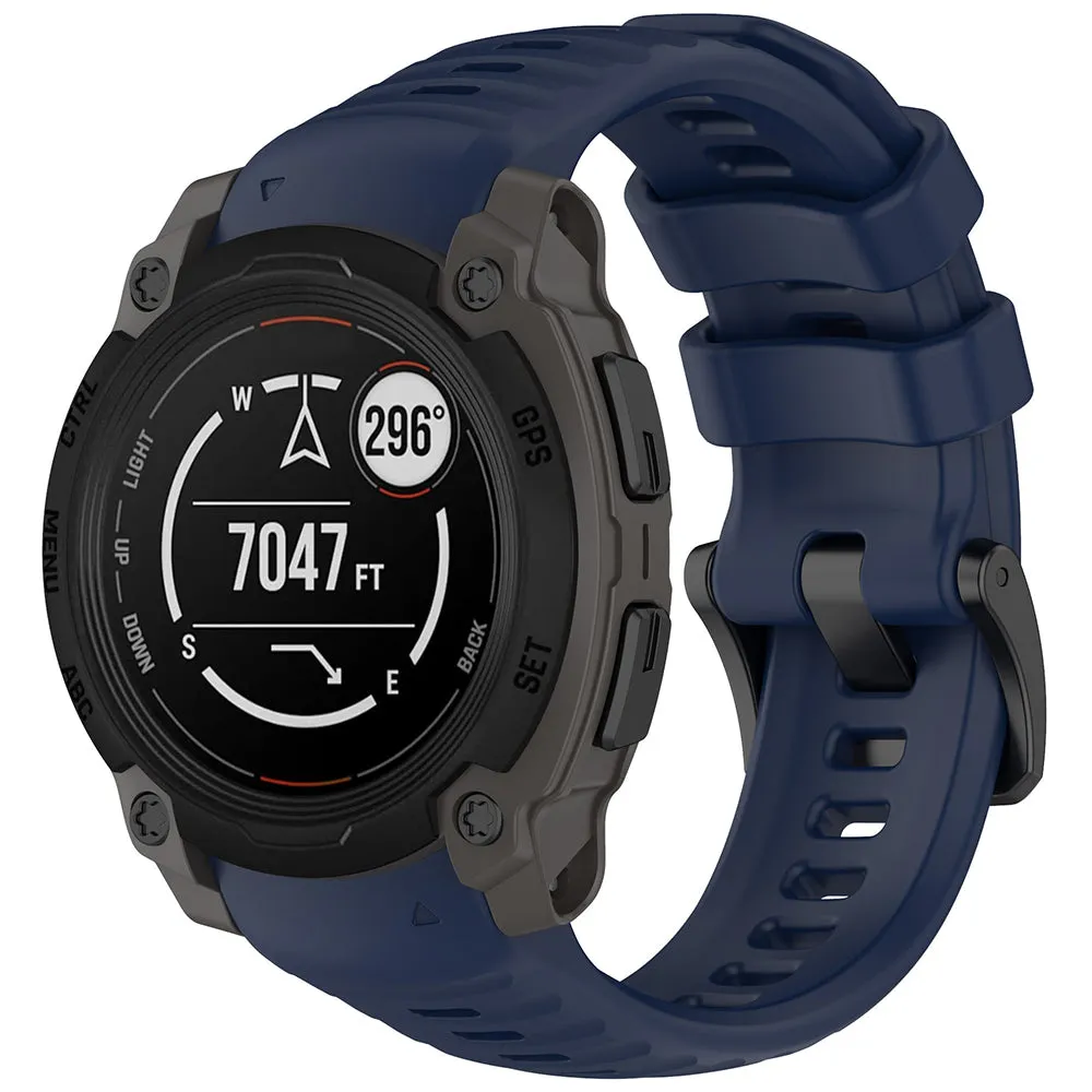 Cinturino Techsuit W076 per Garmin Instinct E 45mm, Blu Scuro - immagine 1