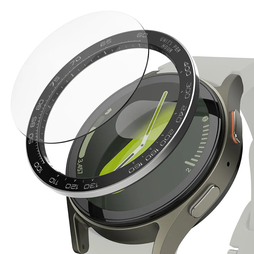 Cornice di Protezione Ringke Premium Styling per Samsung Galaxy Watch7 40mm, Modello 1, Nera - immagine 1