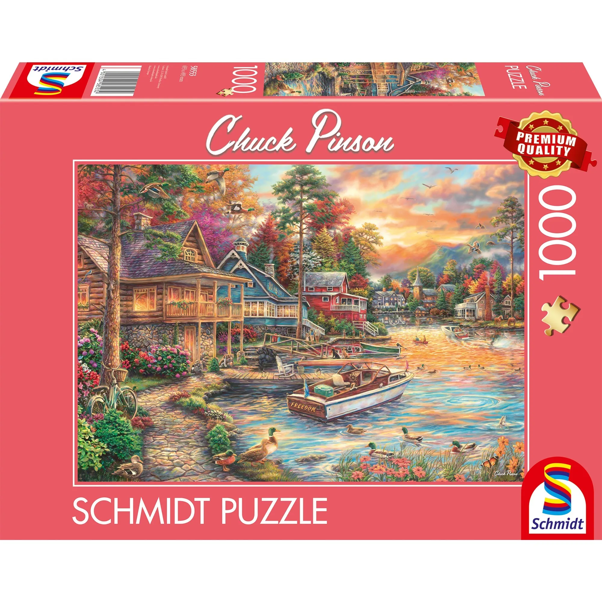 Chuck Pinson: Riva nell''oro della sera, Puzzle - immagine 1