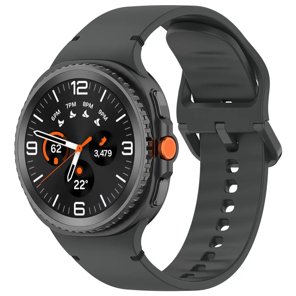 Cinturino Techsuit W079 per Samsung Galaxy Watch9 / Watch8 / Watch8 Classic Series, Nero Grafite - immagine 1