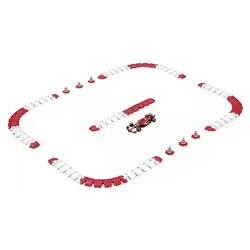 Radiocomando Ferrari F1 SF 24 16 Leclerc con pista scala 1:41 TECH R C Rosso M82671 - immagine 1